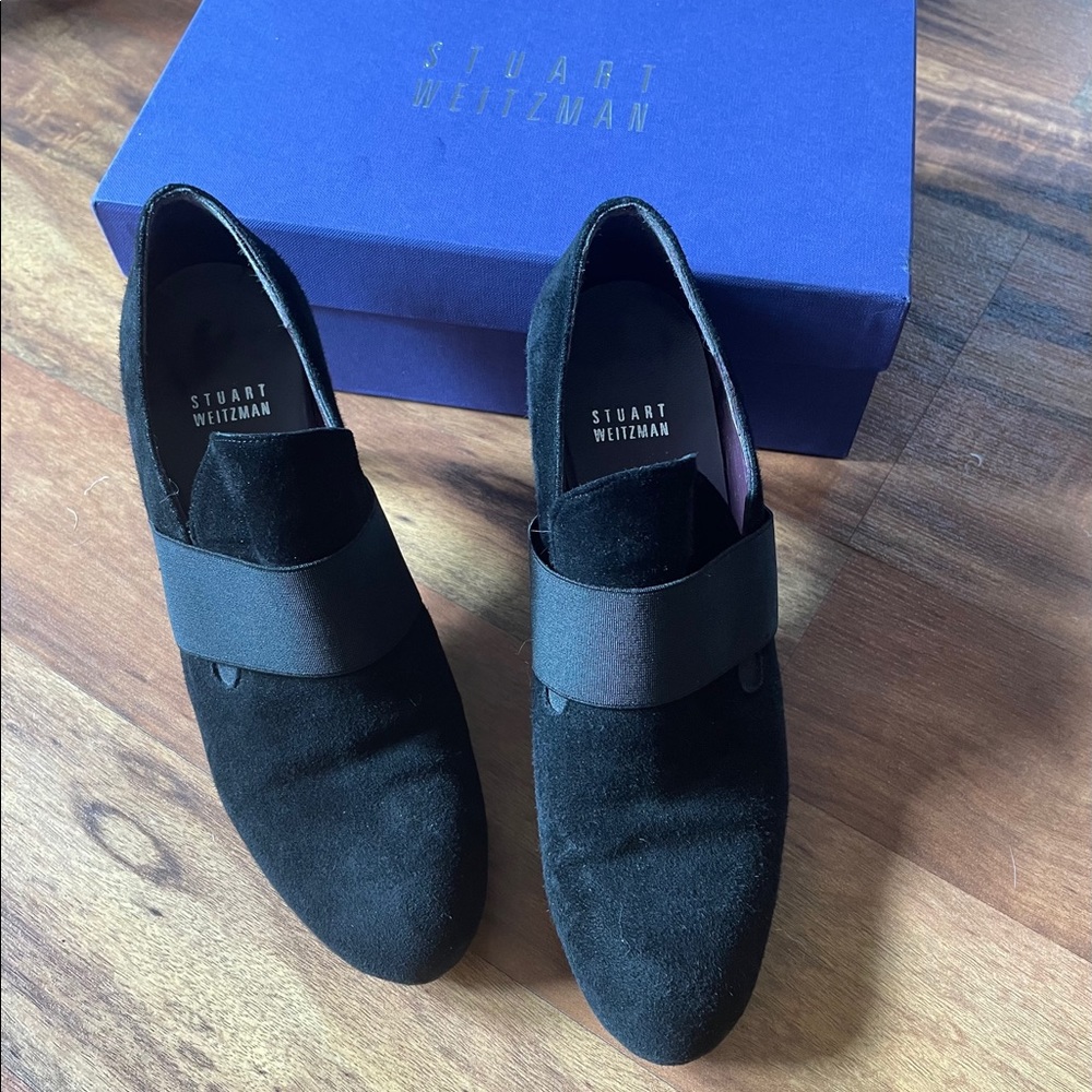Stuart Weitzman Suede Heeled Booties